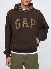 Gap Houndstooth Brown Hoodie